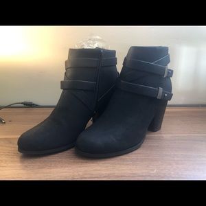 New Black booties size 7.5